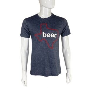 Brew City Brand Heather Gray Texas State Beer Tee